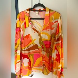 Cool breezy top new worn 1 time 2xl